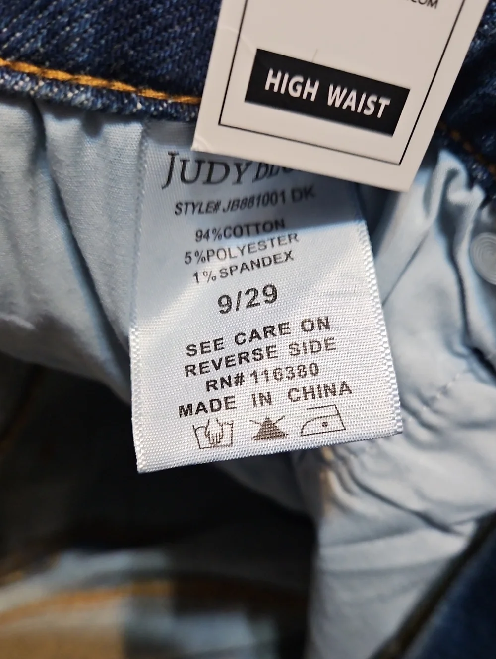Judy Blue Column High-Rise Wide Leg Button-Fly Fray Hem Jeans-NWT